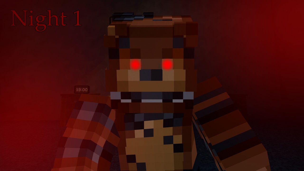 Night 1 Freddy's Arrival (FNAF 4 Minecraft RP)