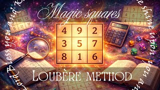 How to make 7 X 7 magic square (Loubère method) 2