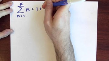 What is the sum 1 + 2 + ... + k? - Week 11 - Lecture 2 - Mooculus