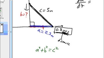 Calculus: Related Rates: Sliding Ladder