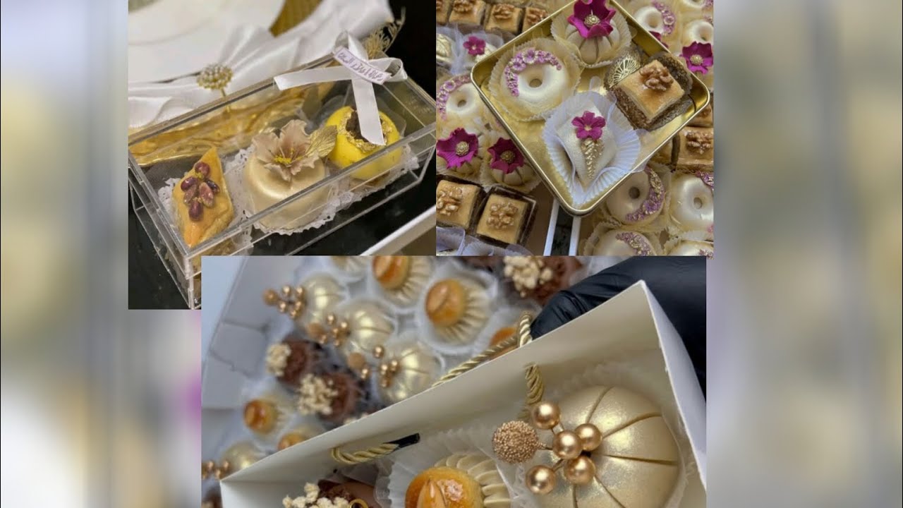 تشكيلة متنوعة من مختلف ا#الحلويات للاعراس و المناسبات 🎉💖