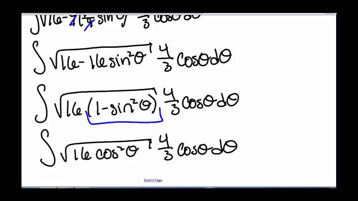 Trig Substitution: Example 1