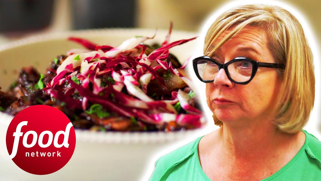 Sophie Puts Her Own Spin On Strascinati With Sausage and Radicchio | Sophie Grigson: Slice of Italy