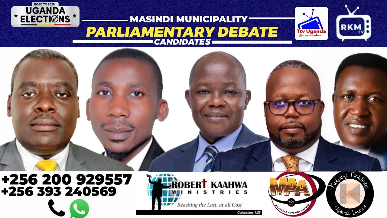 MASINDI MUNICIPALITY PARLIAMENTARY DEBATE - 5 candidates 