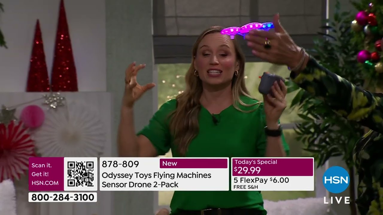 Odyssey Toys Flying Machines Sensor Drone 2Pack