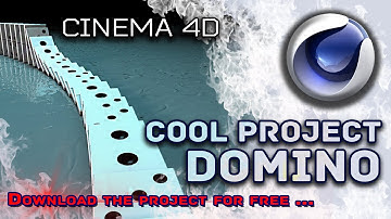 Cool domino project for Cinema 4D (just the dynamics and your brilliant ideas ...) Download free...