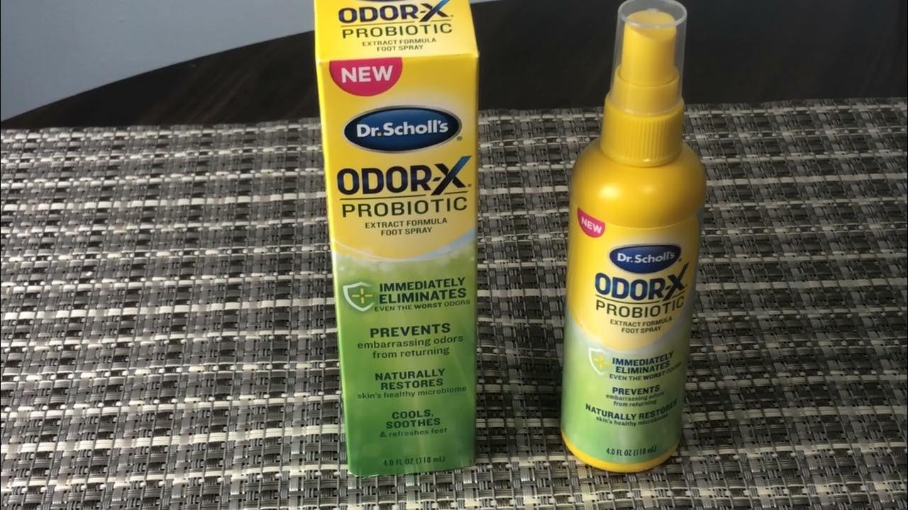 Quick Honest Review of the Dr. Scholl's OdorX Probiotic Foot Spray, 4