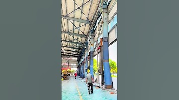 Lifting a Steel Structure to Raise the Building – Good tools and machinery make work easy