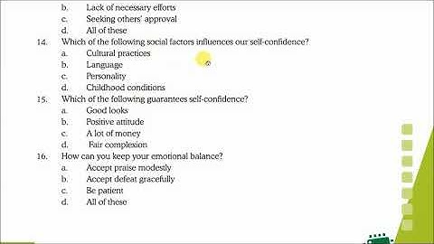 Class IX Information Technology- MCQs of Chapter -  Self Management Skills