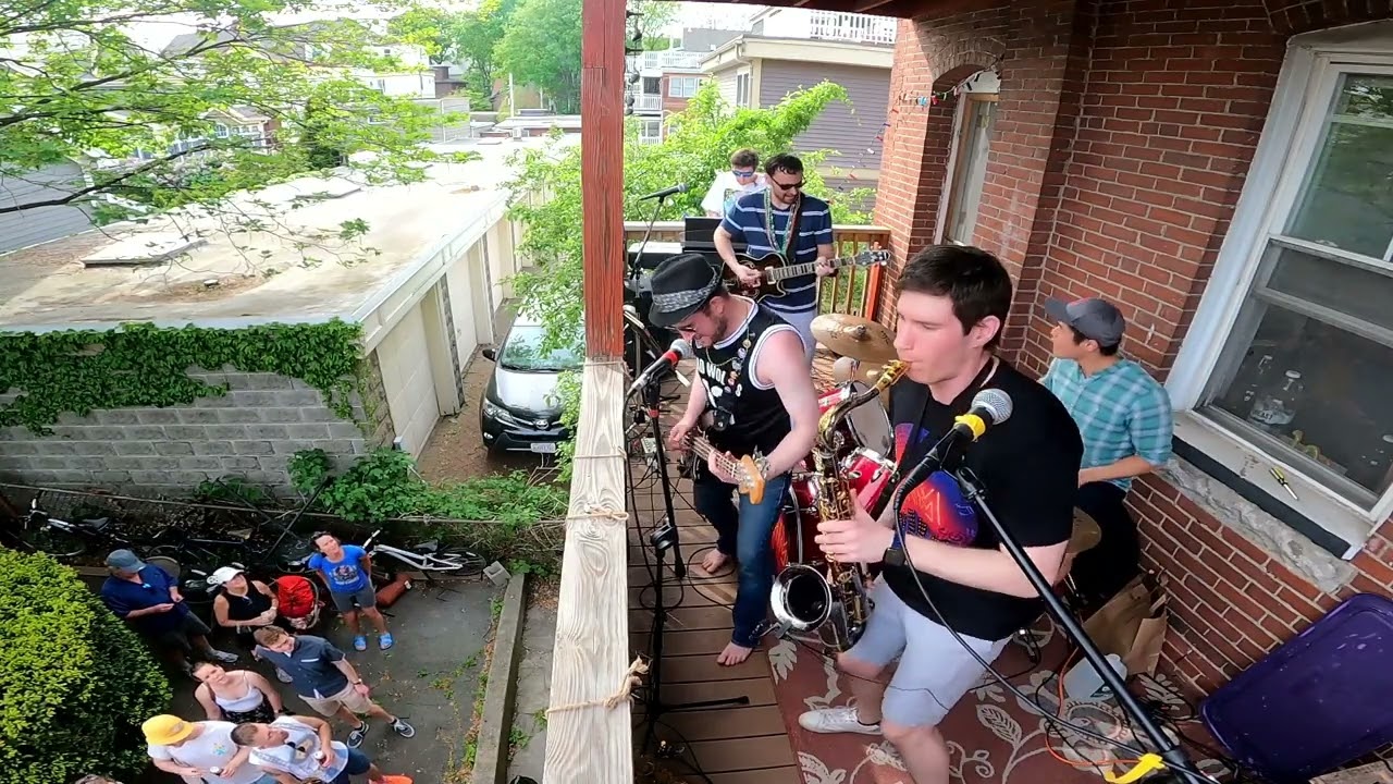 Get Lucky - Midnight Motion Live at Somerville Porchfest | Daft Punk Cover