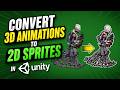 Convert 3D Animations to 2D Sprites in Unity