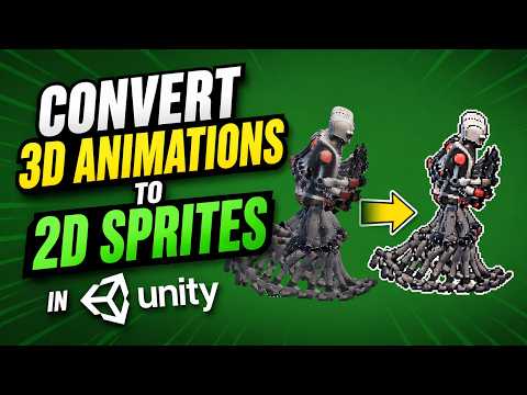 Convert 3D Animations to 2D Sprites in Unity