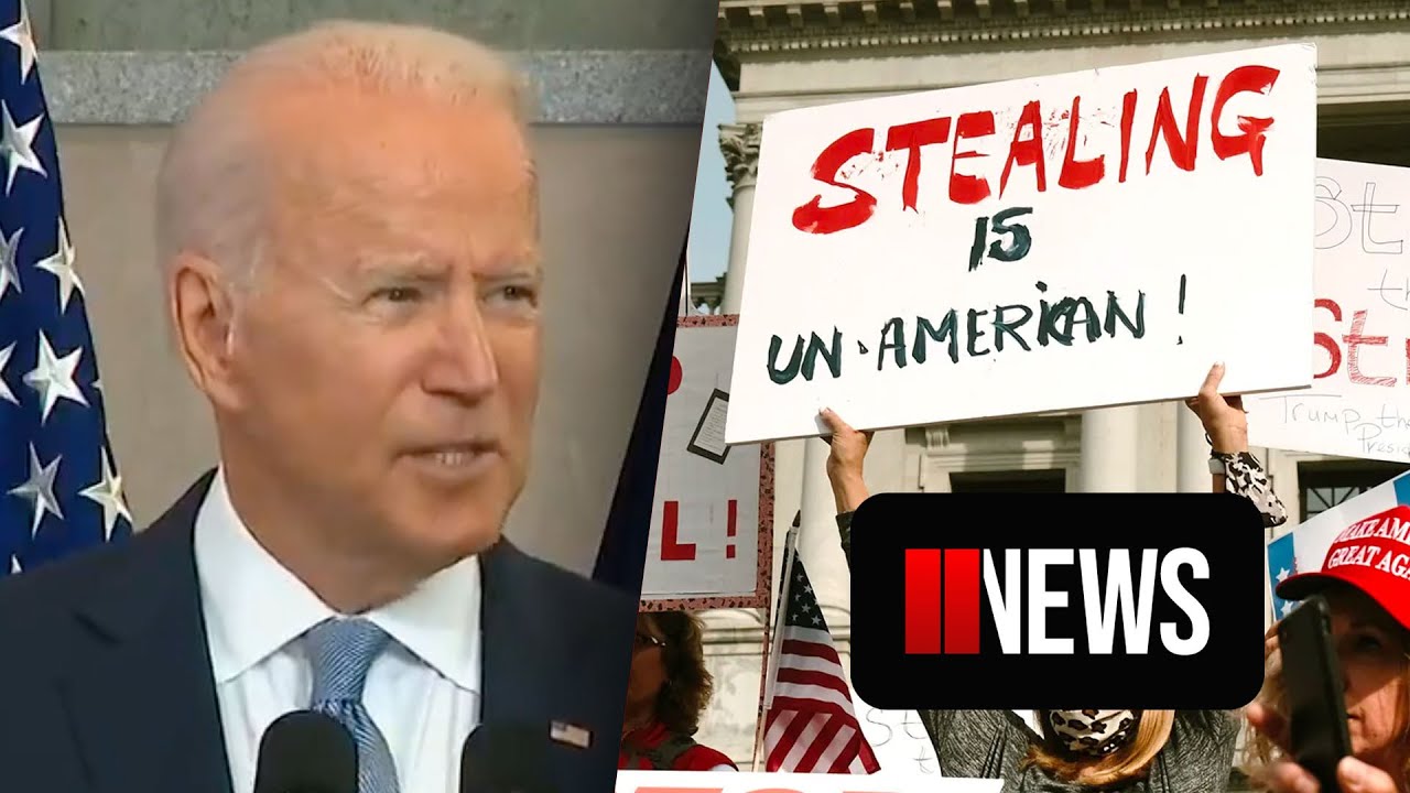"A big lie" - U.S. President Joe Biden defends election integrity