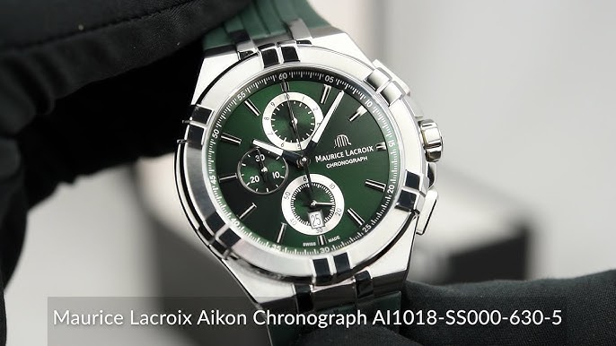 Maurice Lacroix AIKON Chronograph 44mm AI1018-SS001-432-4 - YouTube