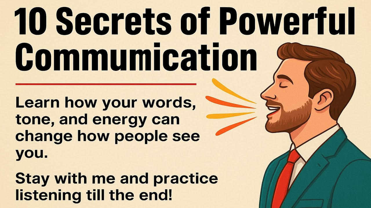10 Secrets of Powerful Communication | From Nervous to Confident ✅️ Improve Your English Fluency