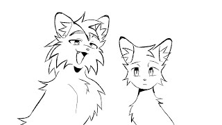 my work on the warrior cats anime