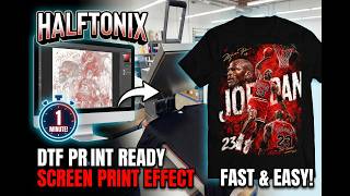 How to Create Screen Print Style DTF Files in 1 Minute with Halftonix Pro