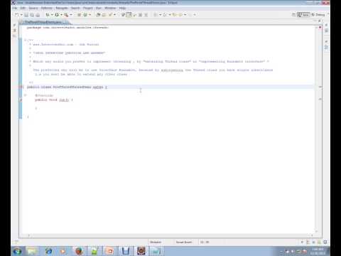 Java Interview Question And Answer Which way  prefer to implement threading , by extending Thread cl