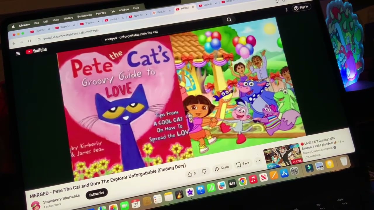 MERGED - Pete The Cat and Dora The Explorer Unforgettable (Finding Dory)