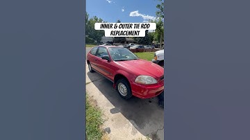 EK HATCH INNER & OUTER TIE ROD REPLACEMENT #ekhatch #hondacars #hondacivic