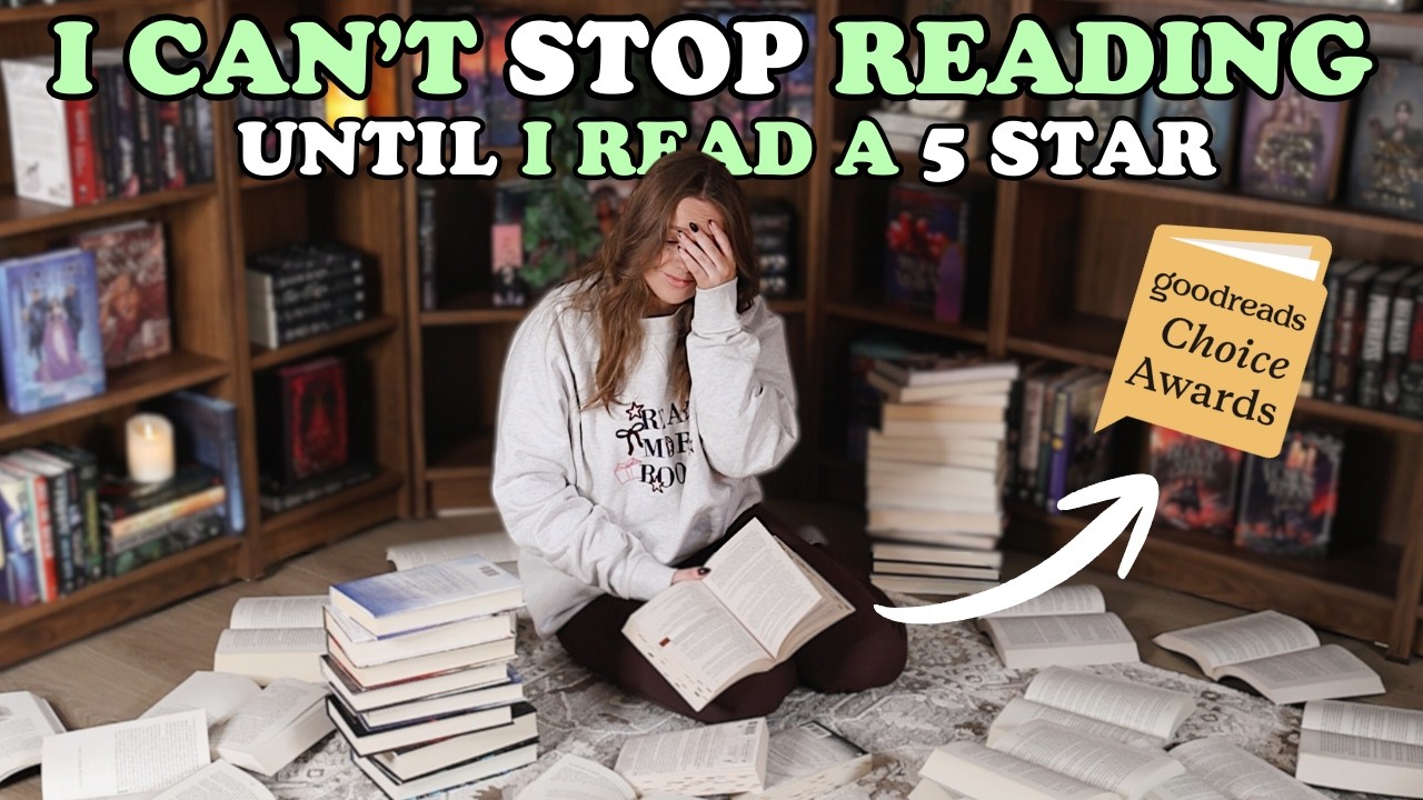reading the "best books of the year" until I find a new favourite ⚡️ Goodreads choice awards vlog