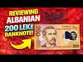 Inside Albania’s 200 Lekë Banknote 💰 Security Features &amp; History Explained