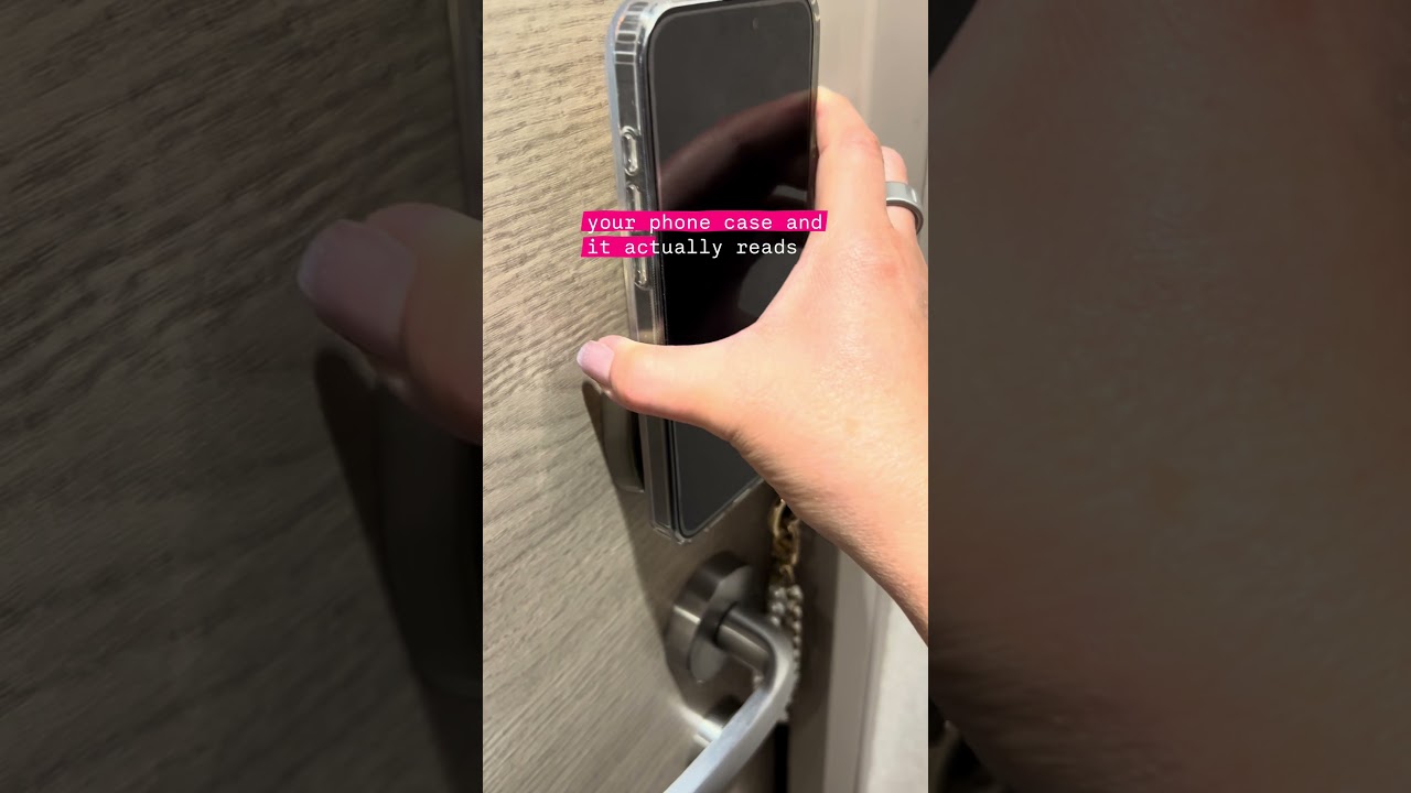 Cruise hack: Open the door with your phone! 😂