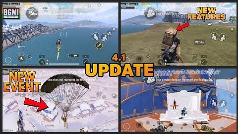🔥BGMI 4.1 Update - FROSTY FUNLANDWinter Mode, Rocket Launcher and top New Features🔥