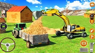 Tractor Farming & Excavator Construction Simulator - Android GamePlay screenshot 5