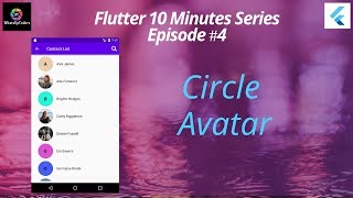 Flutter Tutorial- Flutter CircleAvatar - YouTube