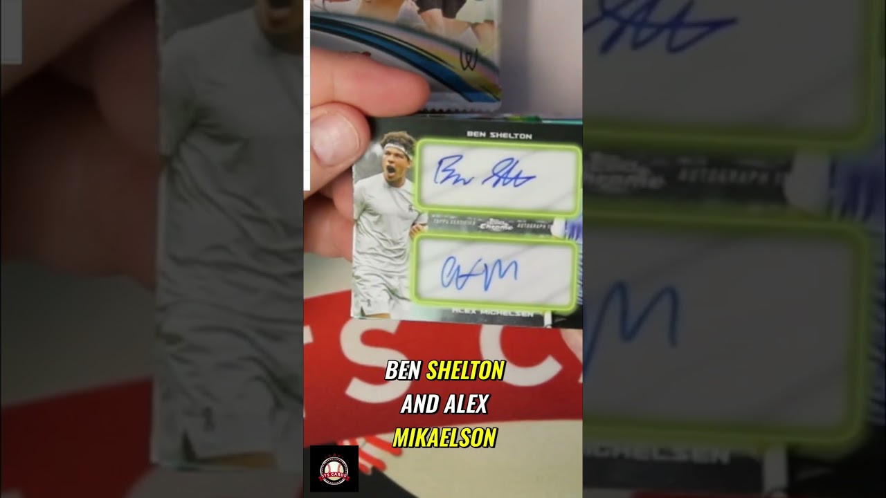 Opening Rare Sports Cards: Zidane, Rune, Shelton & Mikaelson! #shorts
