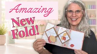 Accordion Double Diamond Fun Fold Card Tutorial | Fall Card Idea