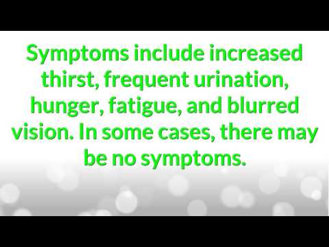 Symptoms of Type 2 Diabetes
