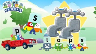 ALPHABLOCKS WORLD : SPELL & MATCH WORD TAPS | BLOCK RACE FIND CORRECT LETTER | KID CARTOON GAME screenshot 4