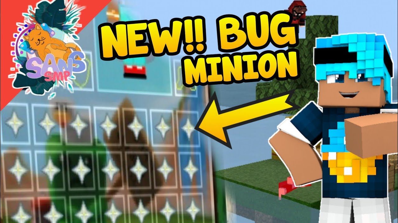 NEW! CARA MENDAPATKAN BANYAK MINION!! BUG!? SANS SMP MCPE - YouTube
