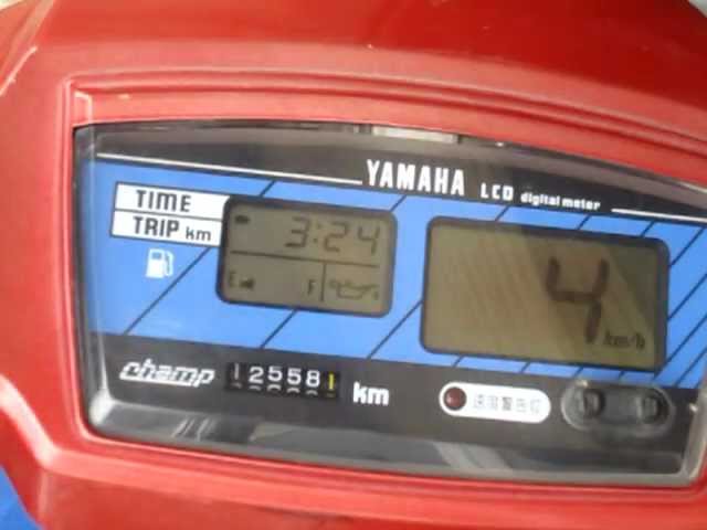 希少ヤマハチャンプ50純正デジタルメーター 希少ヤマハチャンプ50純正デジタルメーター ヤマハ チャンプ50