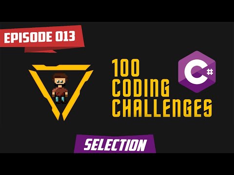 C# | Episode 13 - Week Name Selection | Selection | 100 Coding Challenges for beginners