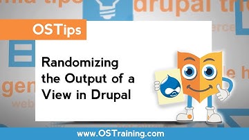 OSTips - Randomizing the Output of a View in Drupal