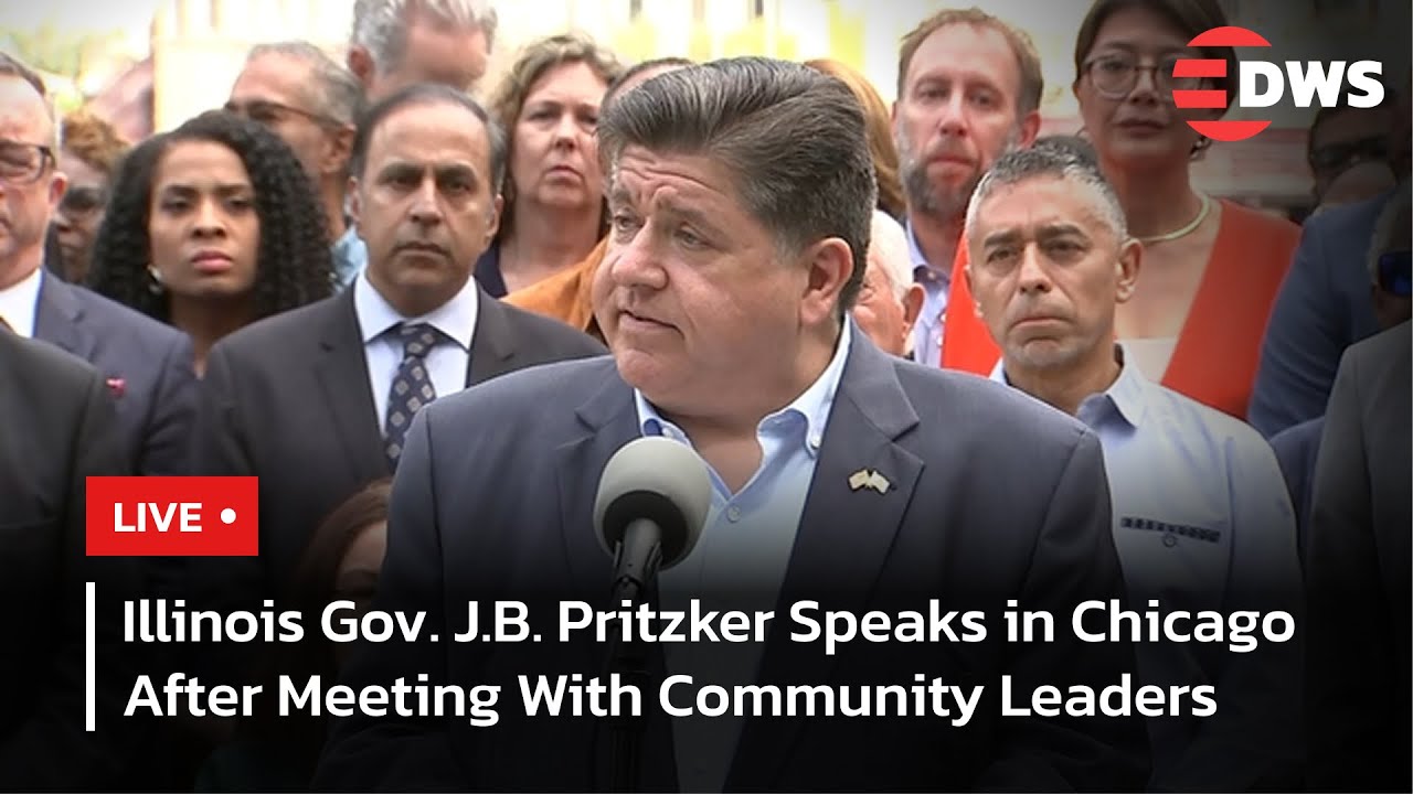 LIVE: Illinois Gov. J.B. Pritzker Speaks in Chicago After Meeting With ...