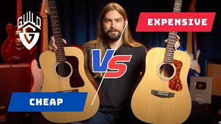 Cheap vs. Expensive Guild Acoustics | D-40 Traditional vs. D-140