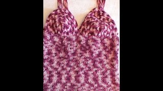 Как связать майку топ крючком легко вязание Knitting Top de Crochê Cropped Как связать майку топ крючком легко вязание Knitting Top de Crochê Cropped