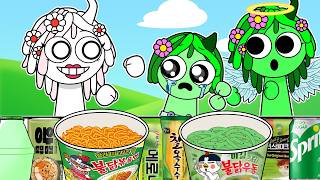 Mean Vineria Mom Loved The Twin Sister More Angel Incredibox Sprunki - Convenience Store Mukbang