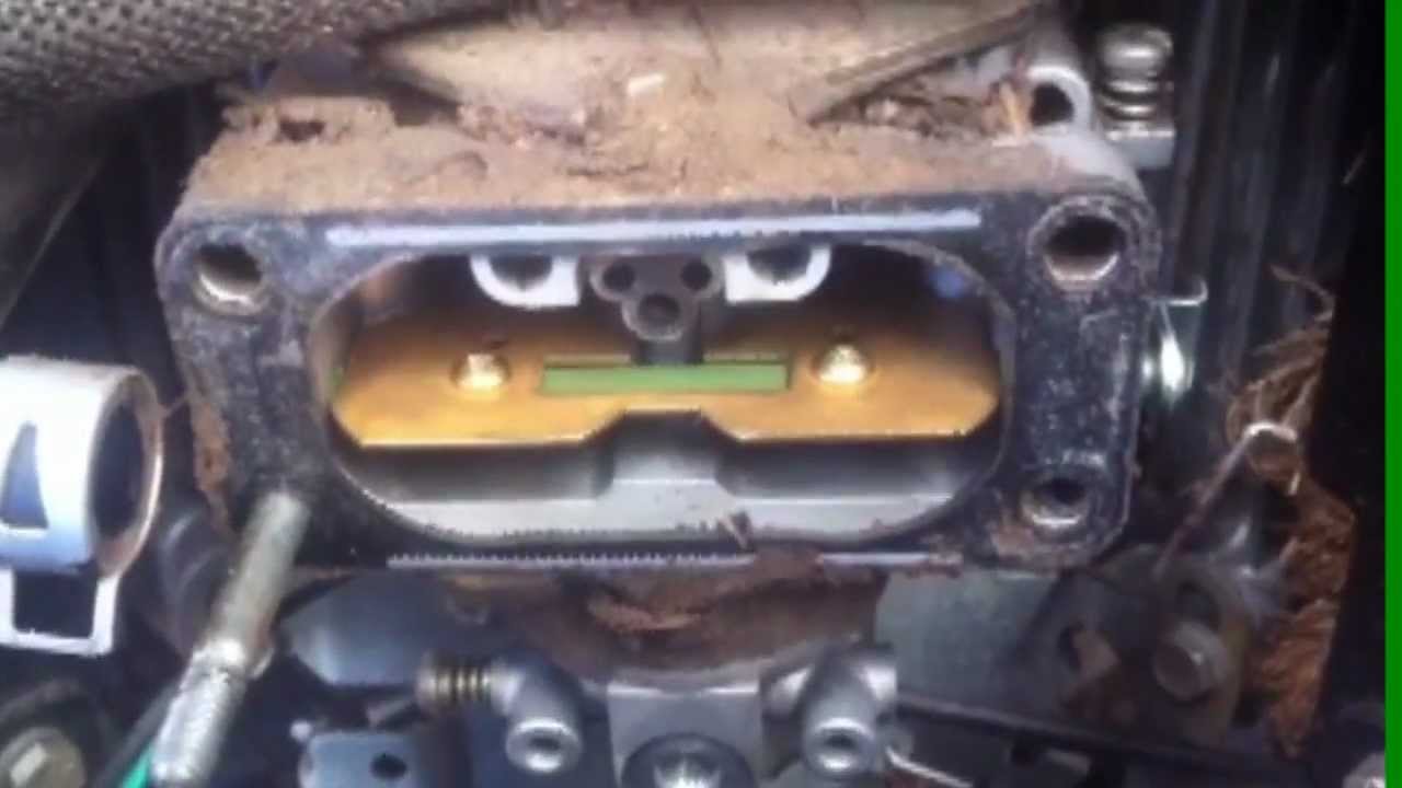 What are some carburetor repair tips for John Deere equipment?