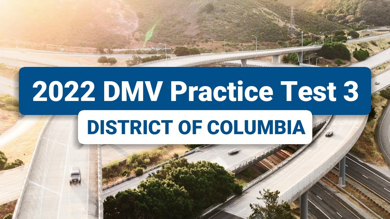 2024 District Of Columbia DMV Practice Test 3 YouTube