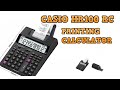 Casio HR-100TM Business Calculator Tax & Exchange - YouTube