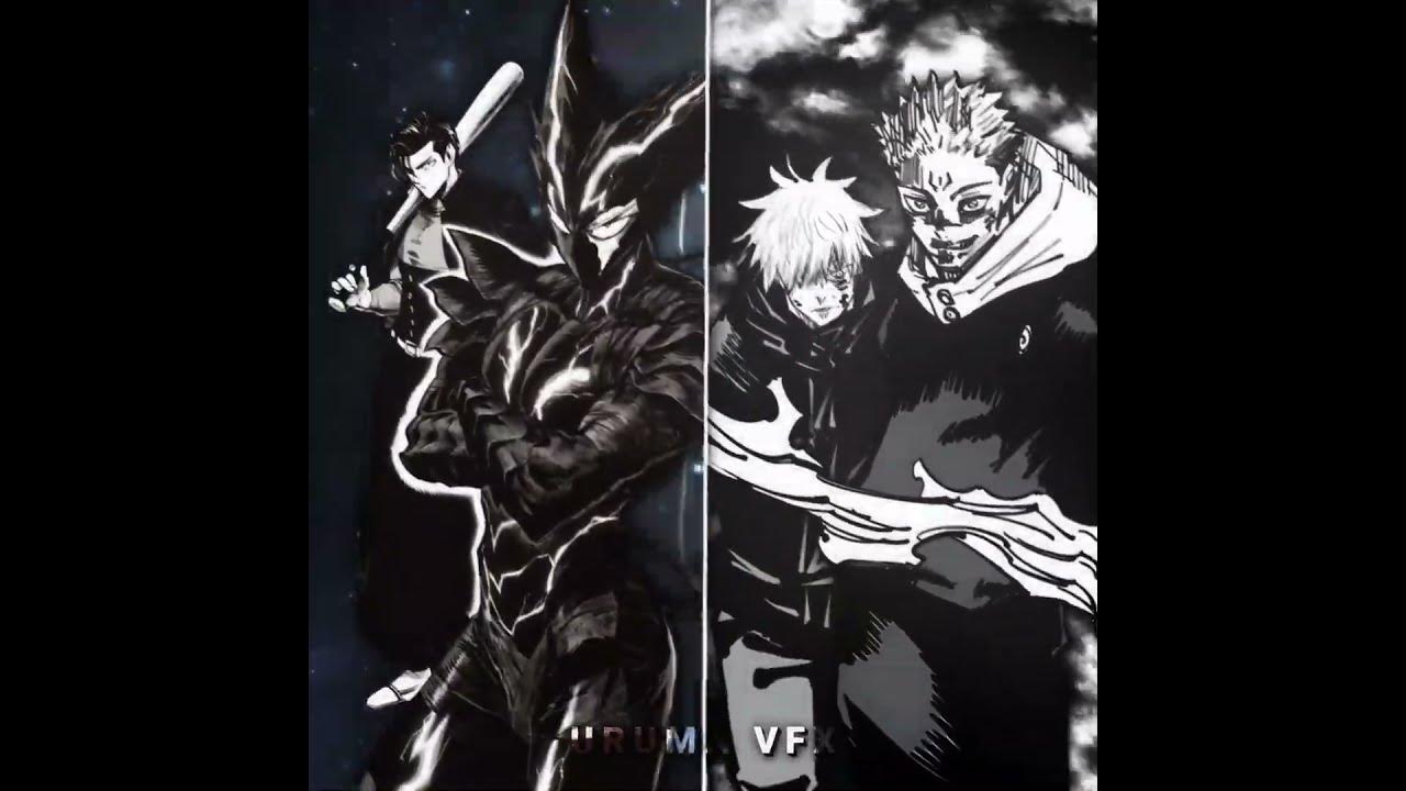 OPM 🗿 VS JJK💩 || One punch man × Jujutsu Kaisen || Manga Edit || #opm #jjk #manga #edit