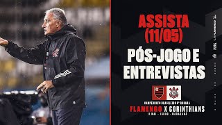 Pós-jogo com entrevista do treinador - AO VIVO - 11/05