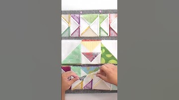 5 Hacks for Faster Quilting - Part 5! Pin all your rows at once #SHORTS