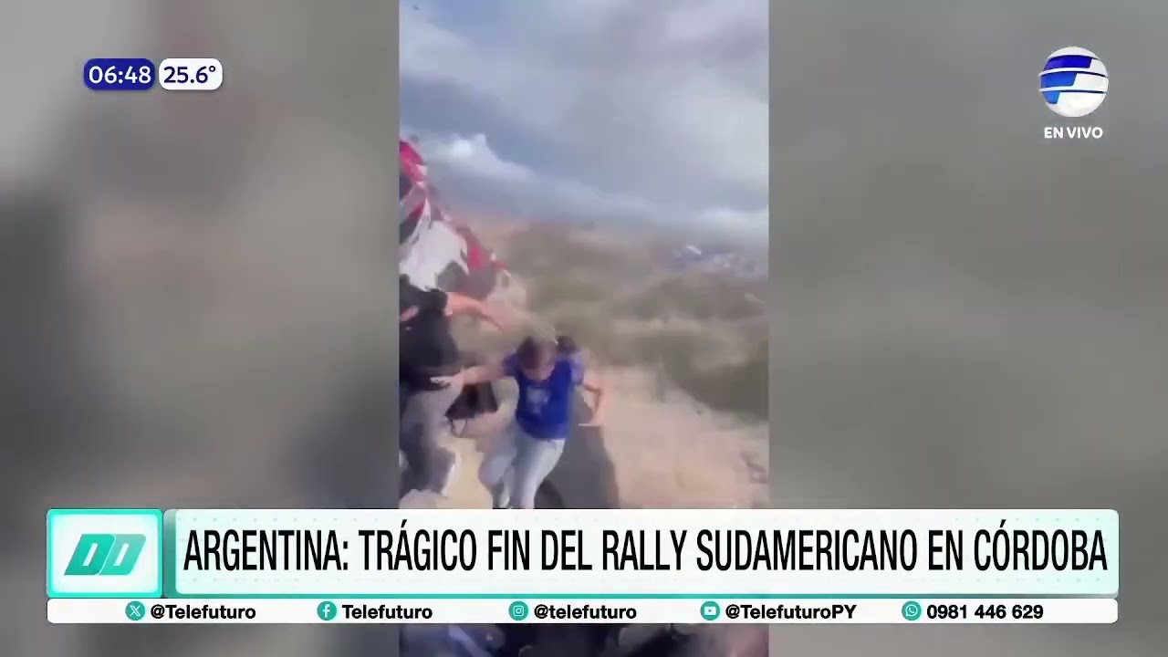 ►Tragedia en el Rally Sudamericano: Un muerto y dos heridos tras violento vuelco en Córdoba