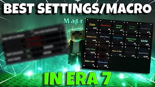 BEST SETTINGS And MACRO To Use IN ERA 7 | Sols RNG